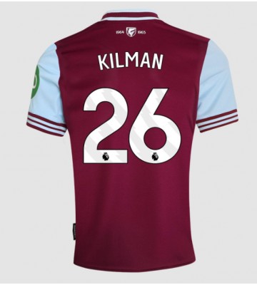 West Ham United Max Kilman #26 Replika Hjemmebanetrøje 2024-25 Kortærmet